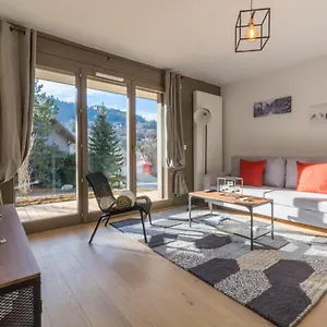  Appartement 2 Pièces Vue Domaine Skiable Proche Arrêt Navette - Chalet Perrette